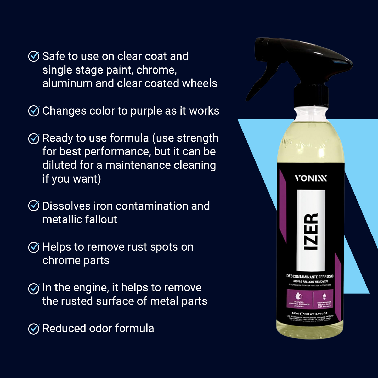 Vonixx - Izer Iron Remover | Non-Acid Wheel Cleaner
