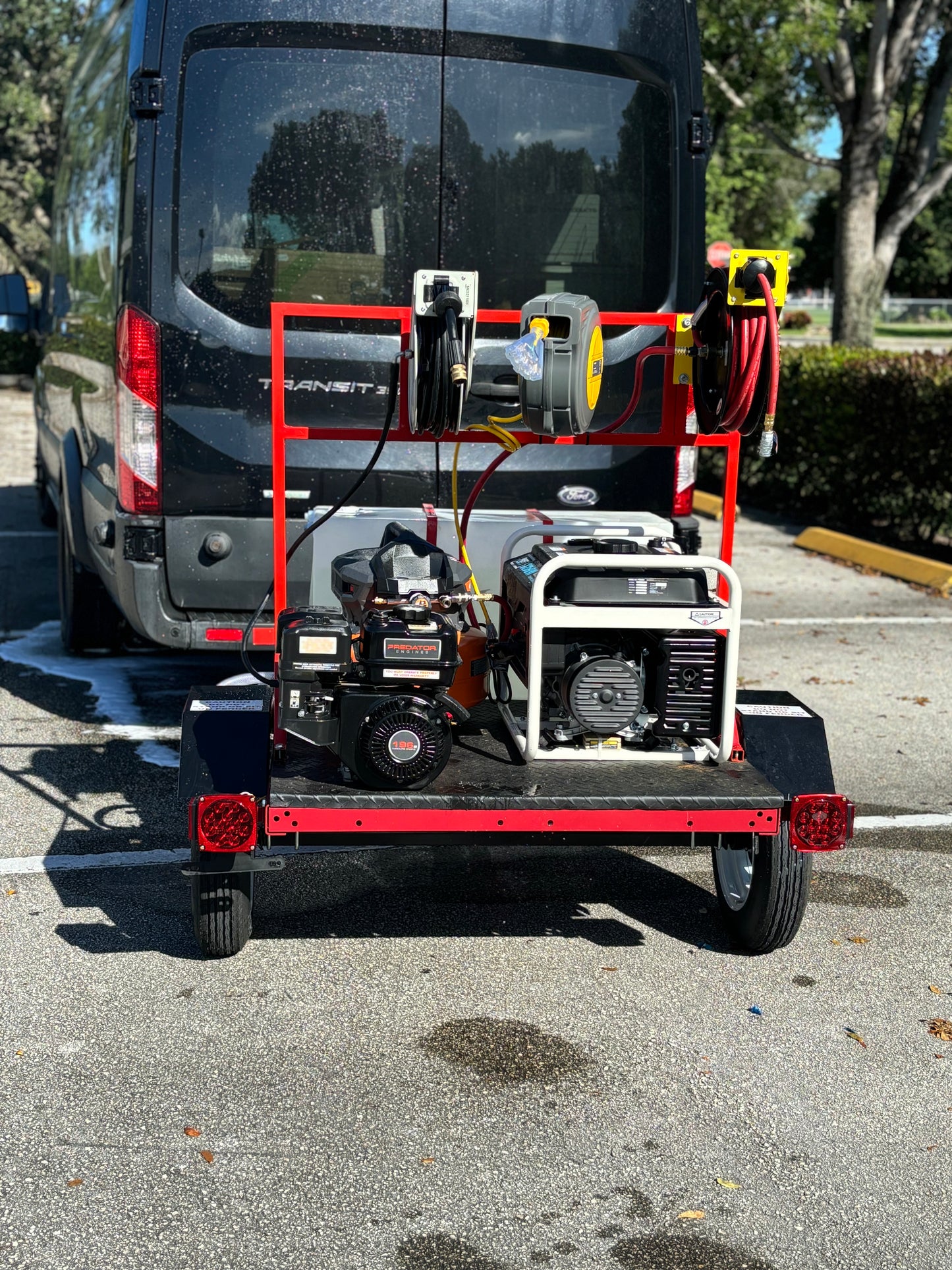Trailer detailing equipment