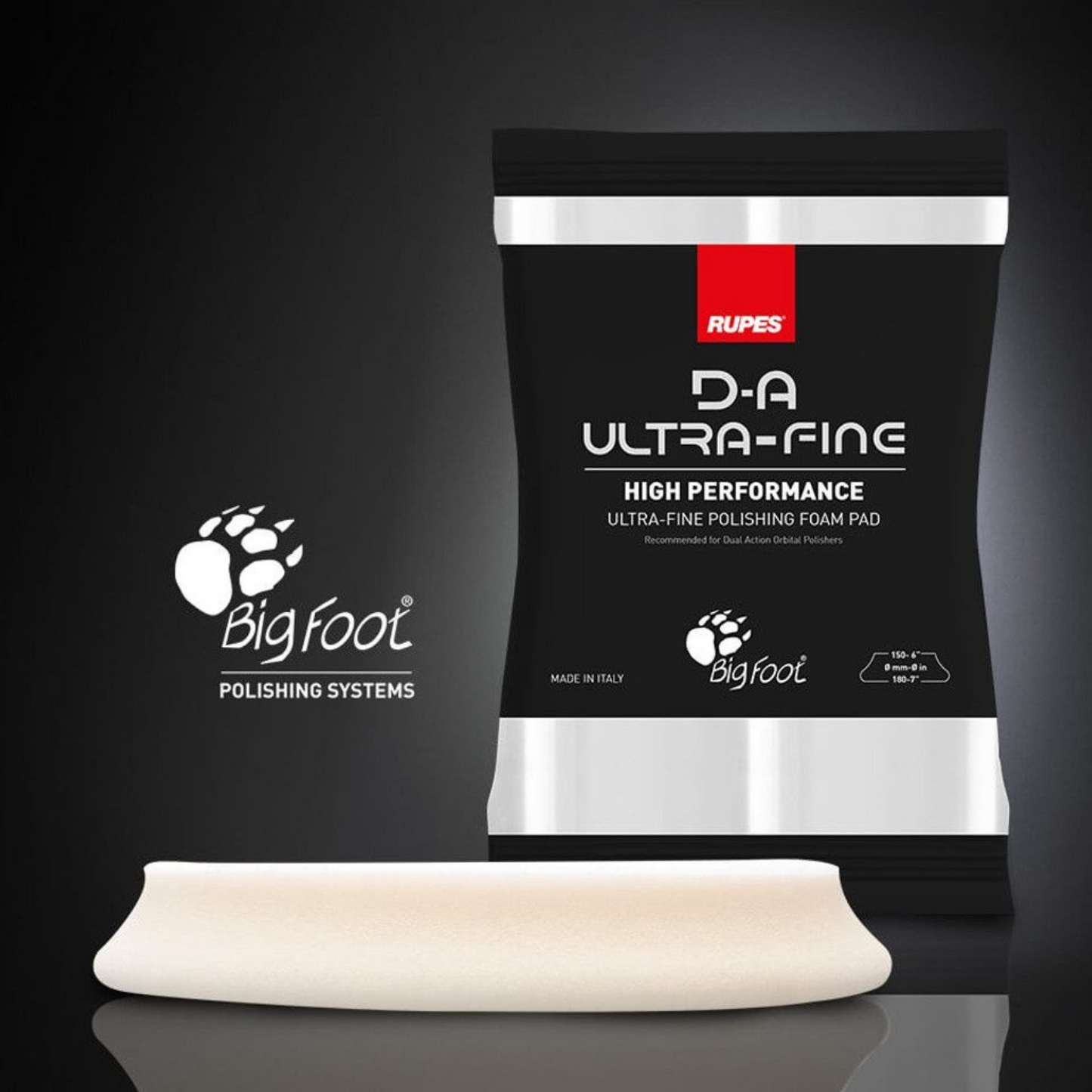 Rupes - D-A White Ultra-Fine Finishing  Foam Pad