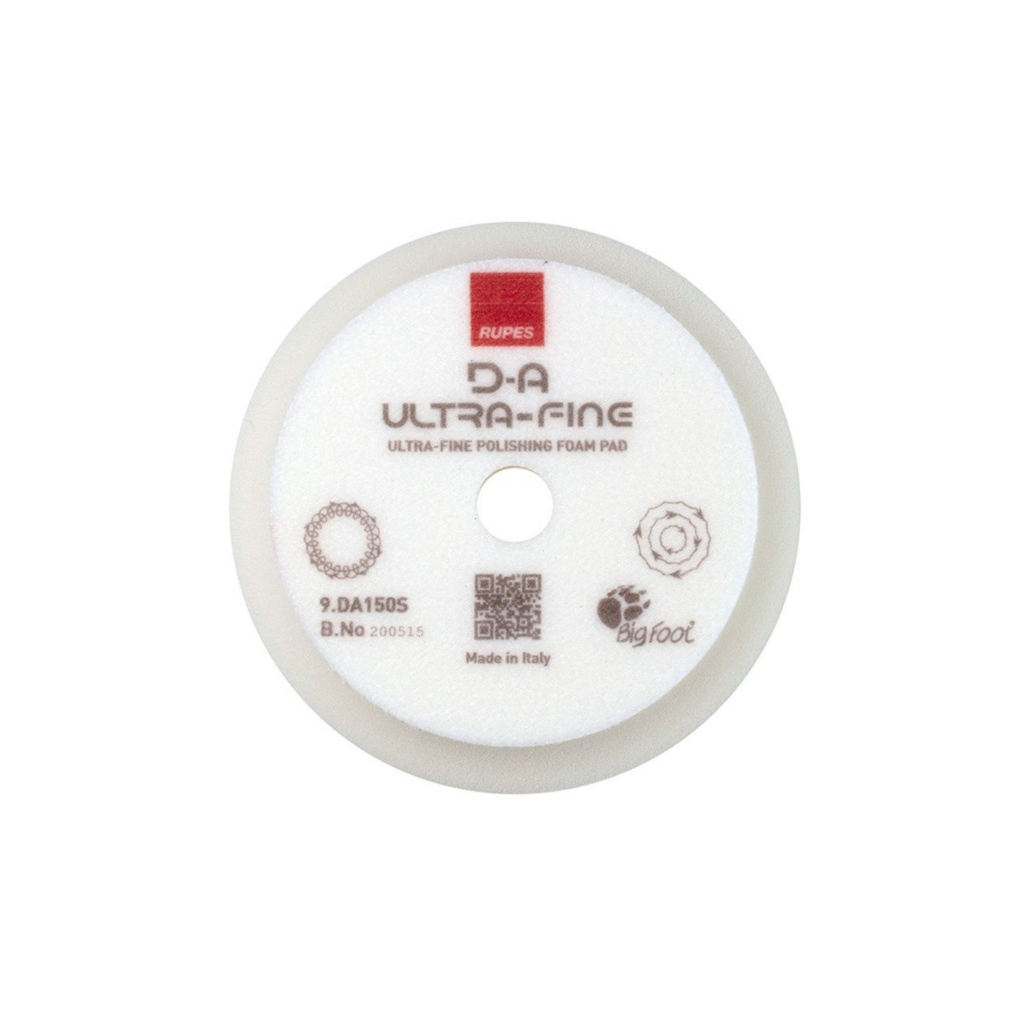 Rupes - D-A White Ultra-Fine Finishing  Foam Pad