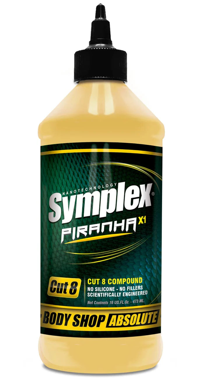 Piranha X1 Cut 8 Hyper Cut Compound Body Shop